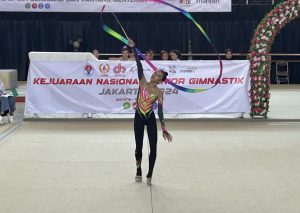 Atlet Senam Ritmik Jatim Pukau Juri Kejuaraan Terbuka Singapore