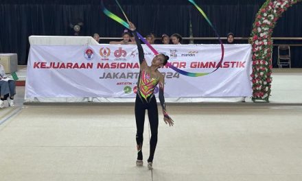 Atlet Senam Ritmik Jatim Pukau Juri Kejuaraan Terbuka Singapore