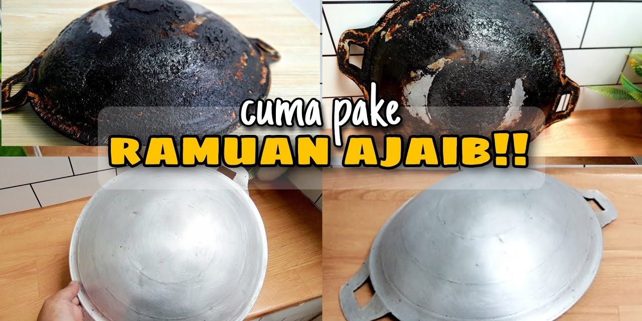 Trik Atasi Pantat Wajan Gosong Dengan Soda Kue Dan Cuka