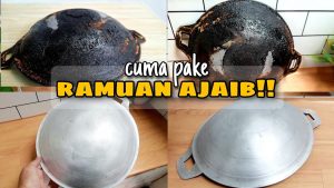 Trik Atasi Pantat Wajan Gosong Dengan Soda Kue Dan Cuka